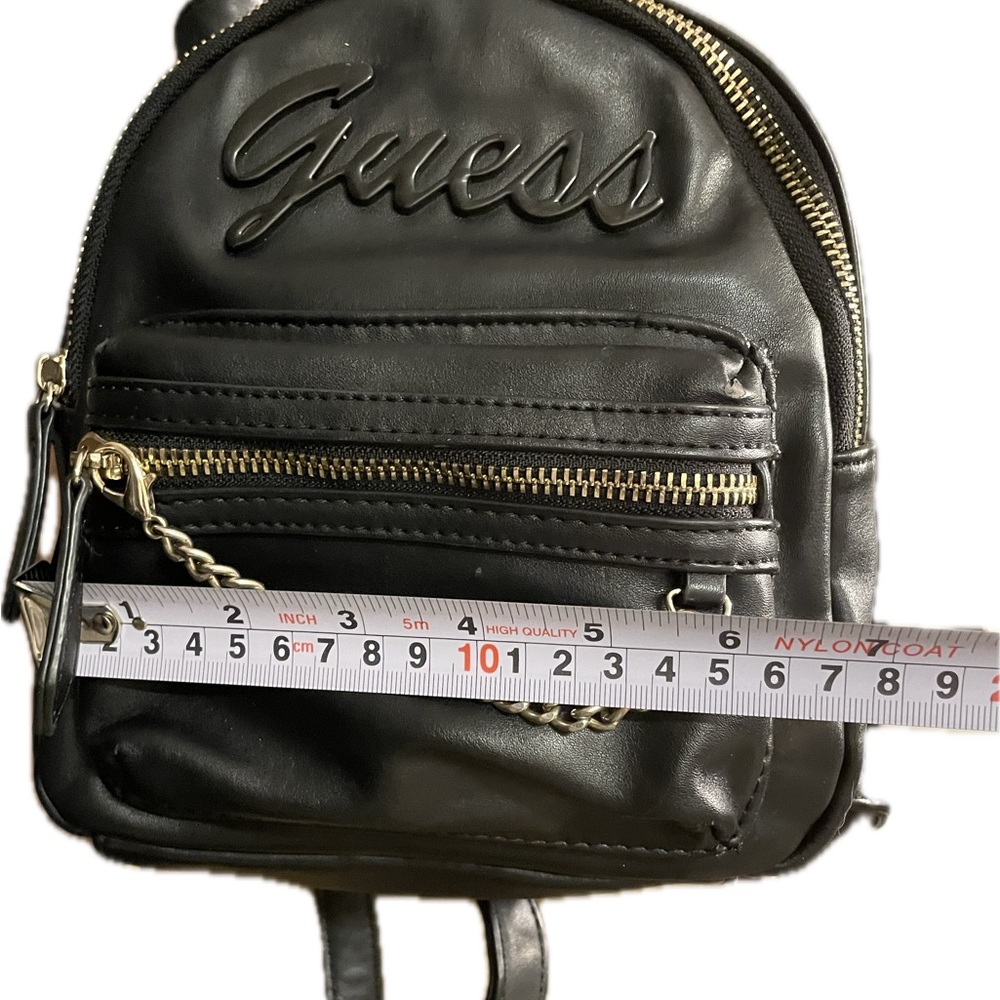 Black Leather Backpack - Picture 7 of 7